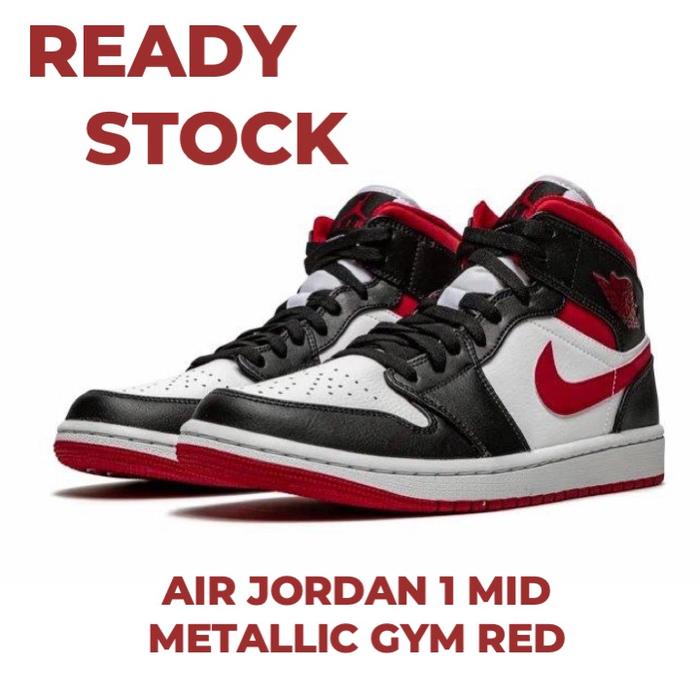 Nike Air Jordan Mid Metallic Gym Red