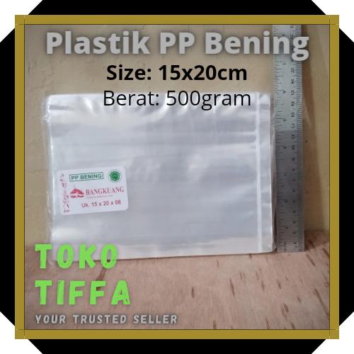 Gambar Cetak Sablon Plastik PP bening tebal 08 2 warna 1 sisi aneka ukuran - 15x20 dari Toko Tiffa undefined Tokopedia