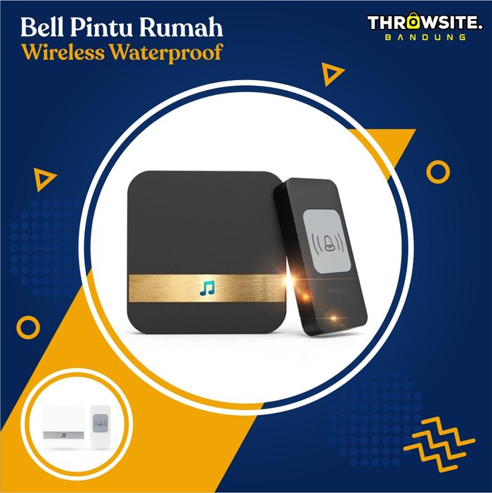 Gambar Bel Pintu Rumah Wireless Anti Air 52 Nada 1 Reciver 433Mhz WAMEDA - A9 - Random dari THROWSITE. undefined Tokopedia