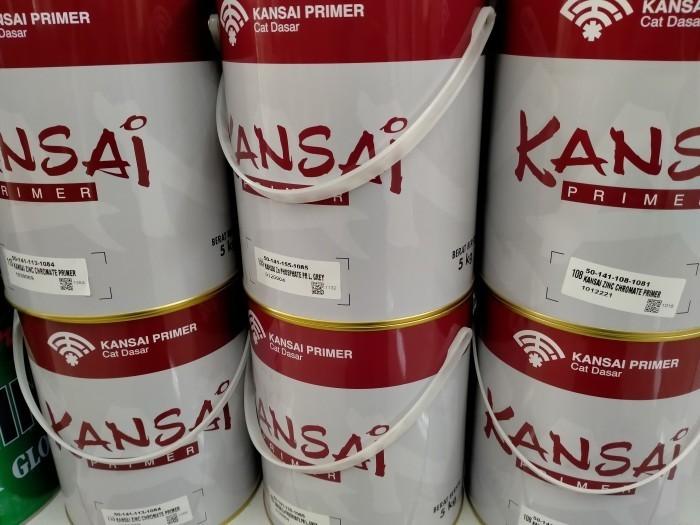 Jual ZINC CHROMATE FTALIT KANSAI / CAT DASAR KAYU BESI 1 galon (5 kg