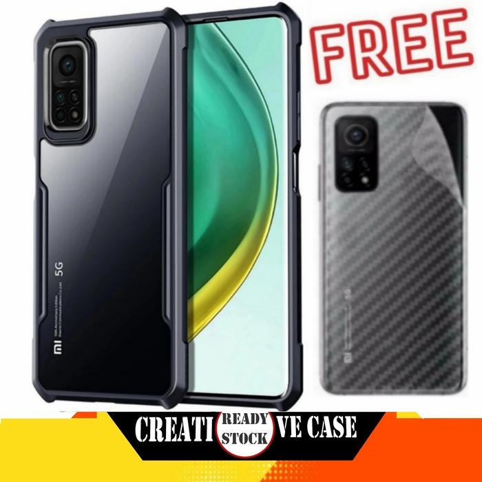 Case Xiaomi Mi 10T 10T Pro Free Skin Carbon Film Anti Gores Belakang  Hitam di Creativecase Tokopedia