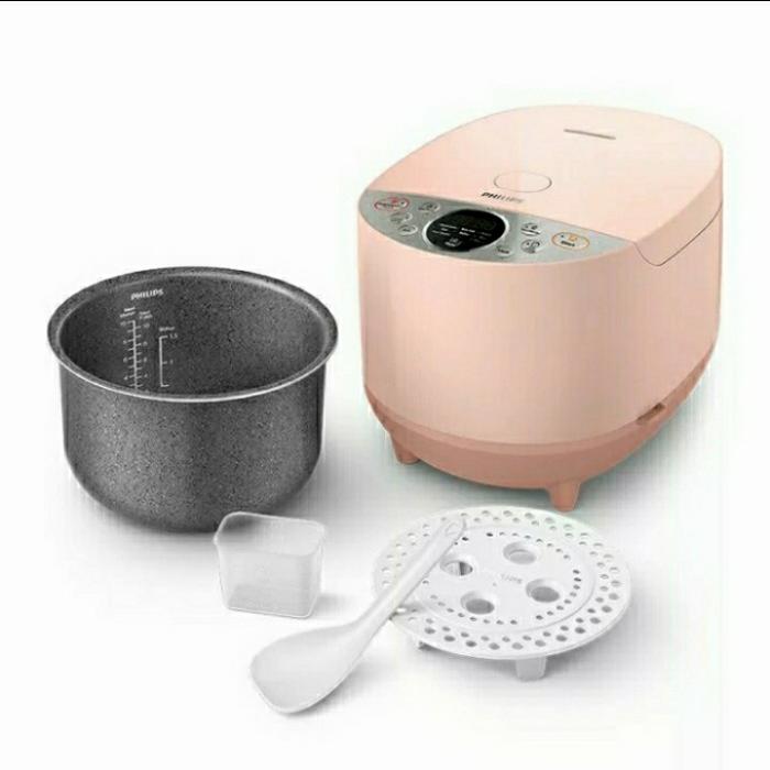 Gambar MAGIC COM PHILIPS DIGITAL RICE COOKER HD 4515 / HD4515 1.8L - Merah Muda dari yenti cahaya undefined Tokopedia