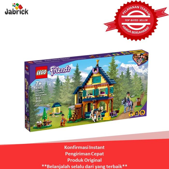 Jual LEGO 41683 FRIENDS Forest Horseback Riding Centre Kota