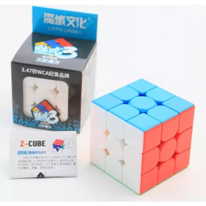 Gambar Rubik 3x3 Moyu Meilong Stickerless Speed Cube 3x3x3 dari Rubik kita undefined Tokopedia