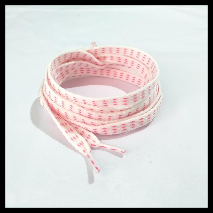 Gambar Tali sepatu pink motif putih - Putih St Pink dari MERAPI 11 undefined Tokopedia
