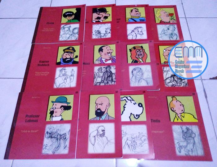 Gambar Paket Komplit 12 Buku TINTIN Character Series - Michael Farr Gramedia dari CMN Books undefined Tokopedia