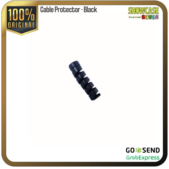 Gambar Pelindung Kabel Compatible For iPhone iPad Macbook Twist Cable Protector Saver - Black dari ShowcaseFever undefined Tokopedia