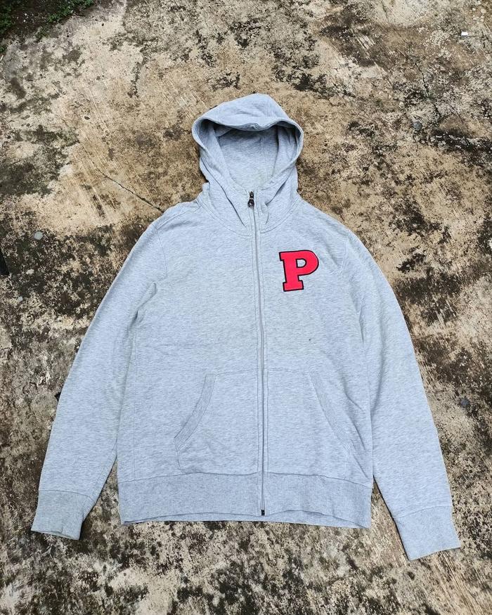 Jual POLHAM Hoodie Zipper Light Grey 