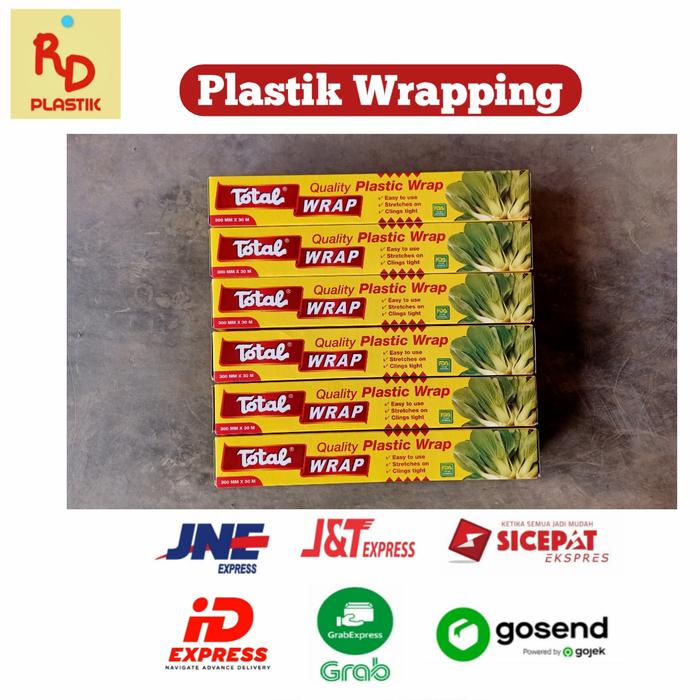 Gambar Total Plastik Wrap | Wrapping Pembungkus Sayur, Buah, dan Makanan - 300Mm x 30M dari RD STOREE. undefined Tokopedia
