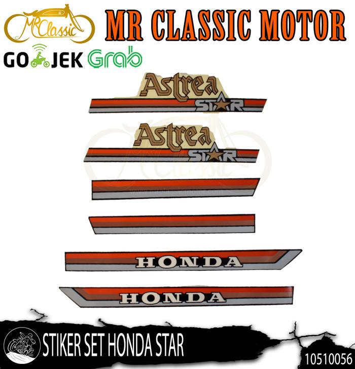 Gambar Striping Stiker Set Honda Astrea Star - 03 dari MR Classic Motor undefined Tokopedia