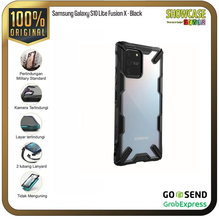 Gambar Ringke Samsung Galaxy S10 Lite Fusion X Softcase Anti Crack Military - Black dari ShowcaseFever undefined Tokopedia
