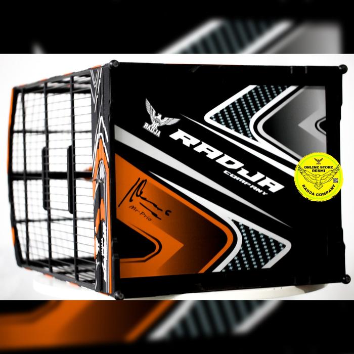 Gambar [SANGKAR RADJA] SANGKAR KOTAK 3D TERBARU SANGKAR BURUNG BERKUALIATAS - Orange dari Galery Radja undefined Tokopedia