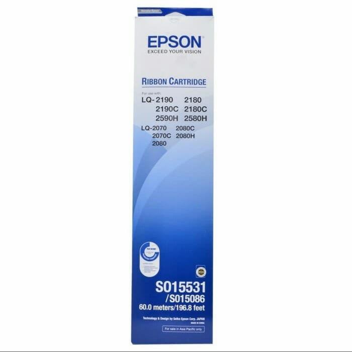 Gambar PITA PRINTER EPSON LQ 2180/ LQ 2190 ORIGINAL - Hitam dari SULTAN MINANG undefined Tokopedia