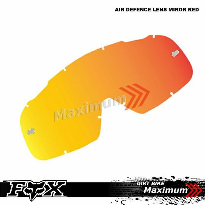 Gambar Lensa Cadangan FOX Goggle Air Defence - Red dari Maximum online shoop undefined Tokopedia