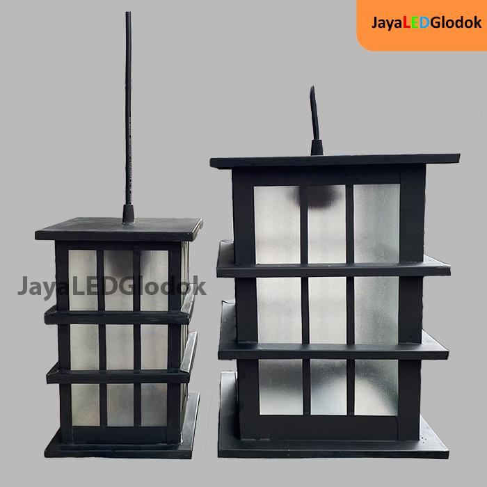 Gambar Lampu gantung industrial / lampu motif jepang - Kecil dari JAYA LED GLODOK undefined Tokopedia