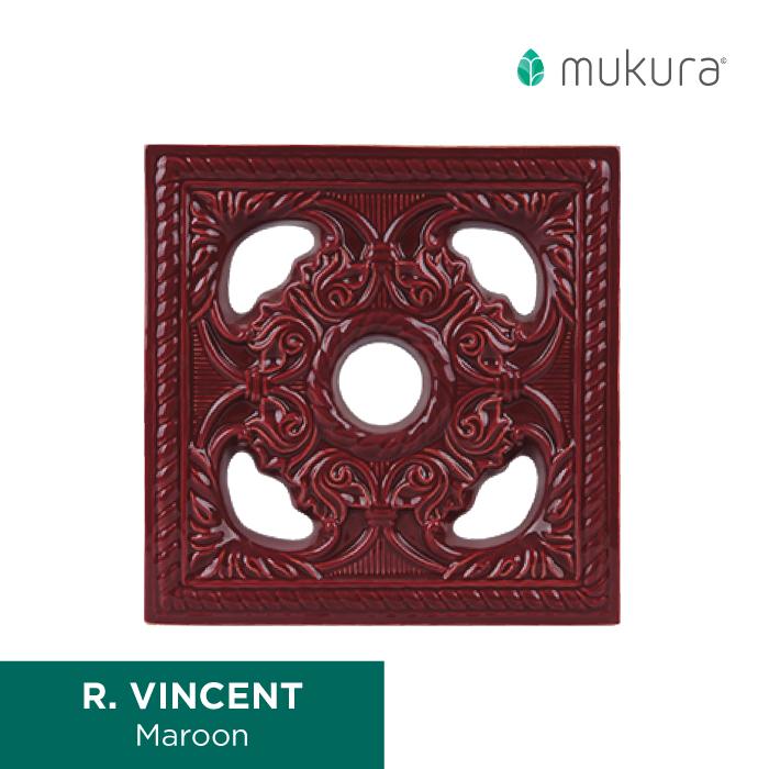 Gambar Roster Keramik / Lubang Angin / Loster Vincent 30x30cm - Maroon dari Roster Granit Mukura undefined Tokopedia