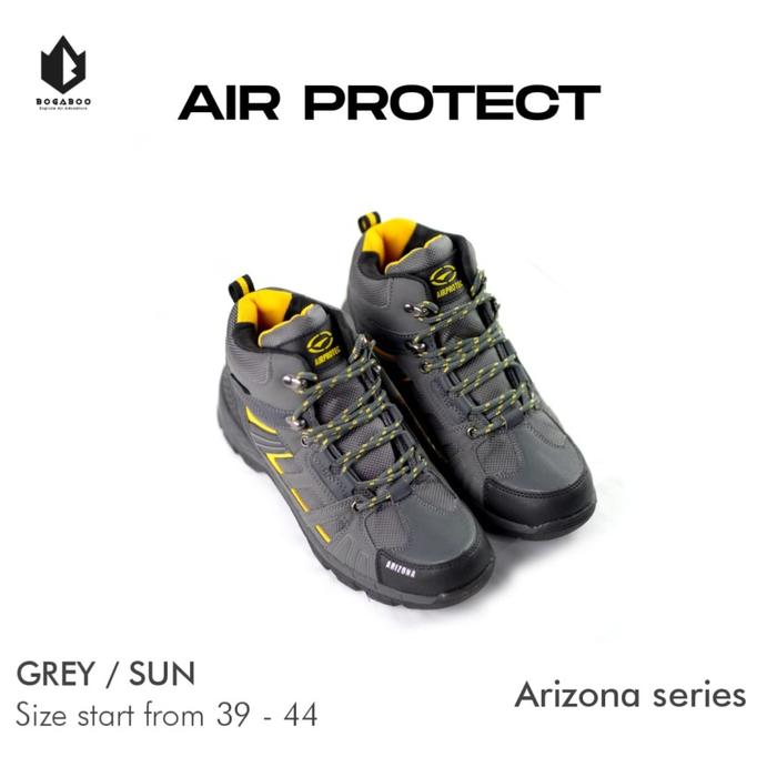 Gambar Sepatu Gunung Air Protec ARIZONA Waterproof - Sepatu Hiking - GREY SUN, 39 dari JMN OUTDOOR STORE undefined Tokopedia