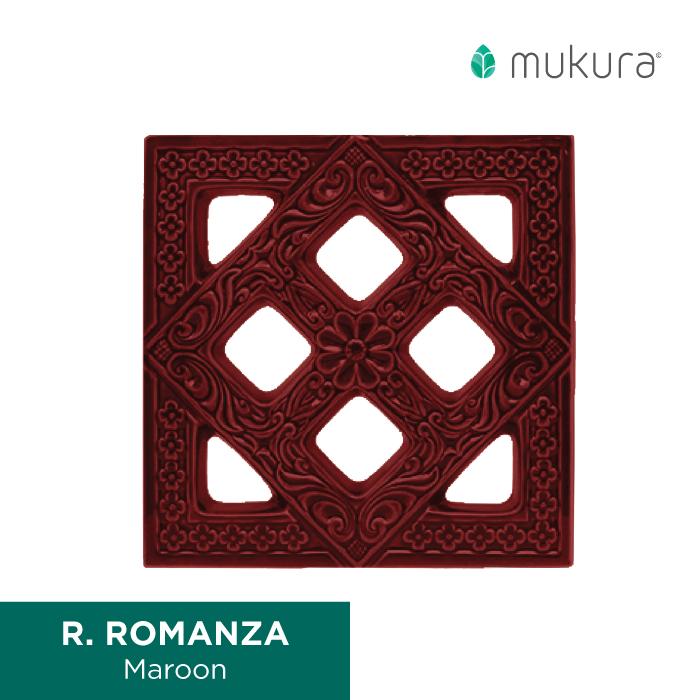 Gambar Rooster / Roster / Lubang Angin / Loster Rosentro 30x30cm - Maroon dari Roster Granit Mukura undefined Tokopedia