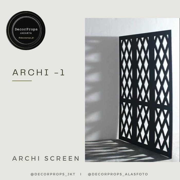 Gambar Archi Series / Aksen Bayangan Background / Cucoloris (Cookie) / Gobo - Archi 1 dari decorpropsJKT undefined Tokopedia