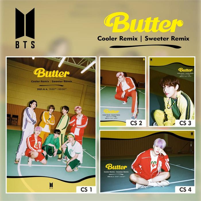 Gambar POSTER KPOP BTS BUTTER COOLER REMIX SWEETER REMIX - AP150 dari Copytalis undefined 3 Tokopedia