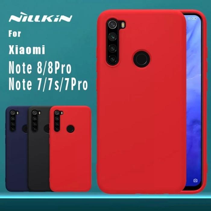 XIAOMI REDMI NOTE NILLKIN RUBBER WRAPPED ORIGINAL SOFT CASE COVER Hitam