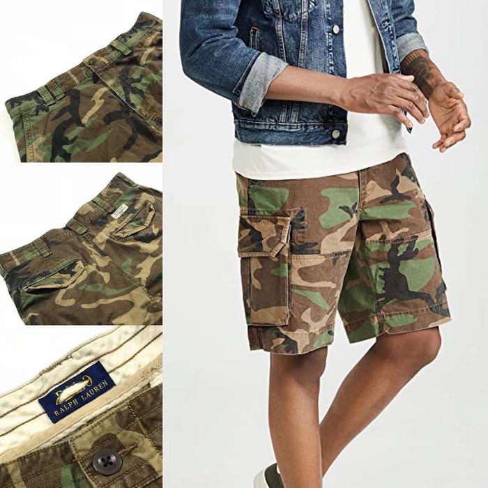 Jual Celana cargo pendek camo big size 