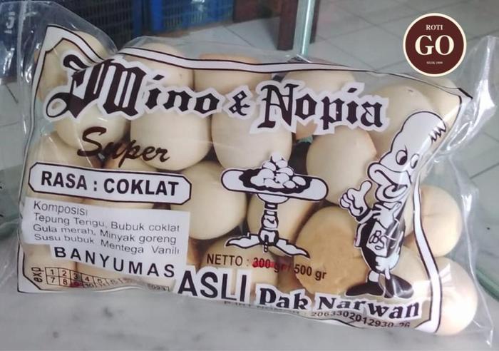 Gambar Nopia Mino Pak Narwan coklat/ gula jawa/ brambang/ durian original dari TOKO ROTI GO undefined Tokopedia