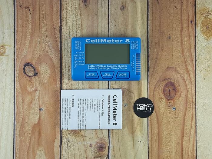 Gambar AOK Cell Meter 8 Servo / ESC / Lipo Battery Capacity Checker CellMeter dari TokoHELI undefined Tokopedia
