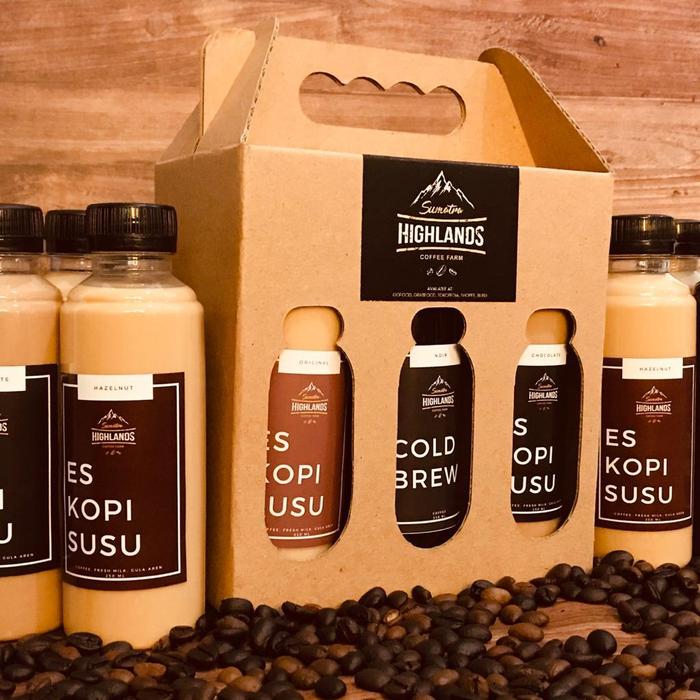 Gambar Es Kopi Susu Botol Variety Pack, 250 ML (Pack of 6 & Pack of 4) - 6 pcs dari Sumatra Highlands undefined Tokopedia