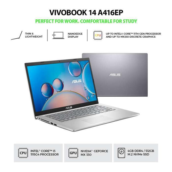 Laptop Asus A416ep Laptop Asus Vivobook A416ep I3-1115g4 Ram 8gb