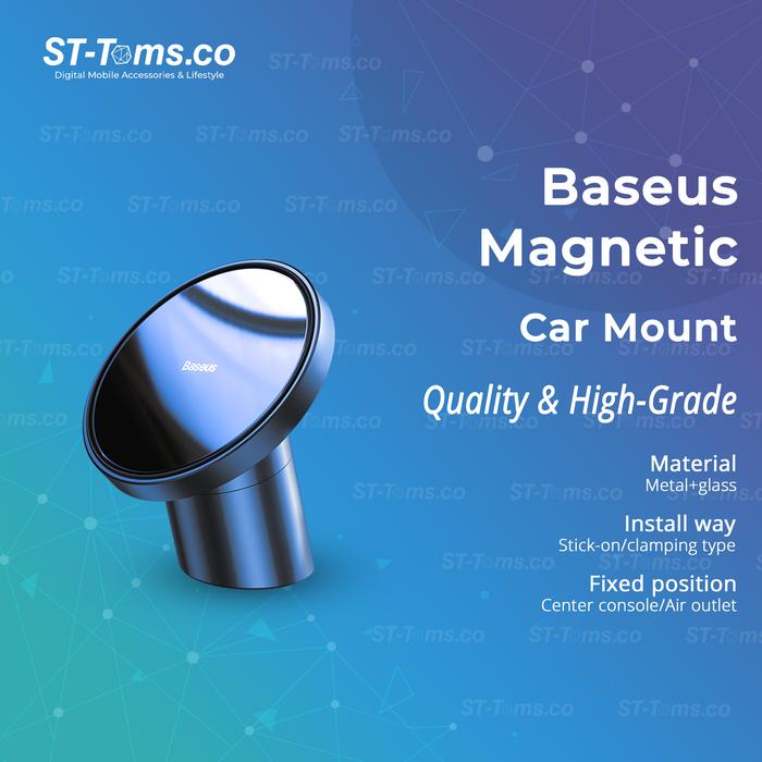 Gambar Baseus Magnetic Car Mount (For Dashboards and Air Outlets) - Biru dari ST-Toms.co undefined Tokopedia