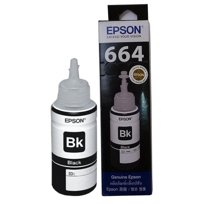 Gambar Tinta Refill EPSON Cartridge T664 T6641 Original - Hitam dari JnJ Online undefined Tokopedia