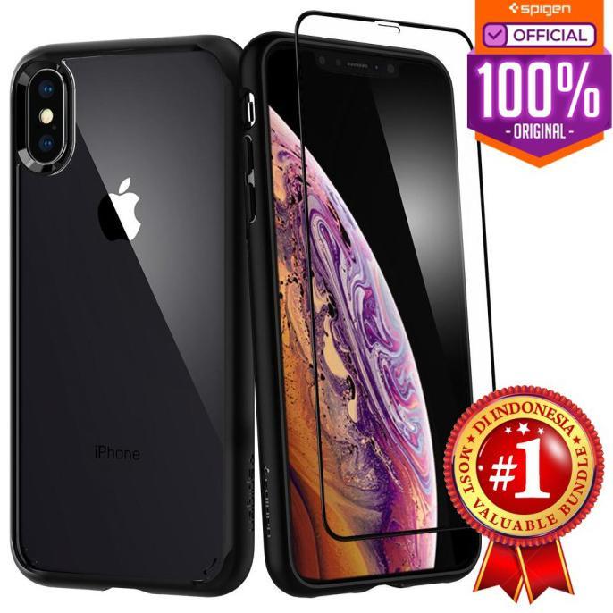 Jual Case Tempered Glass Iphone Xs Max Xs X Xr Spigen Ultra Hybrid