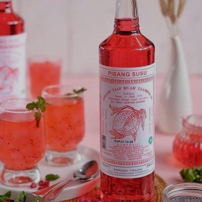 Gambar sirup tjampolay pisang susu cirebon (630ml) dari berkah jaya MM undefined Tokopedia