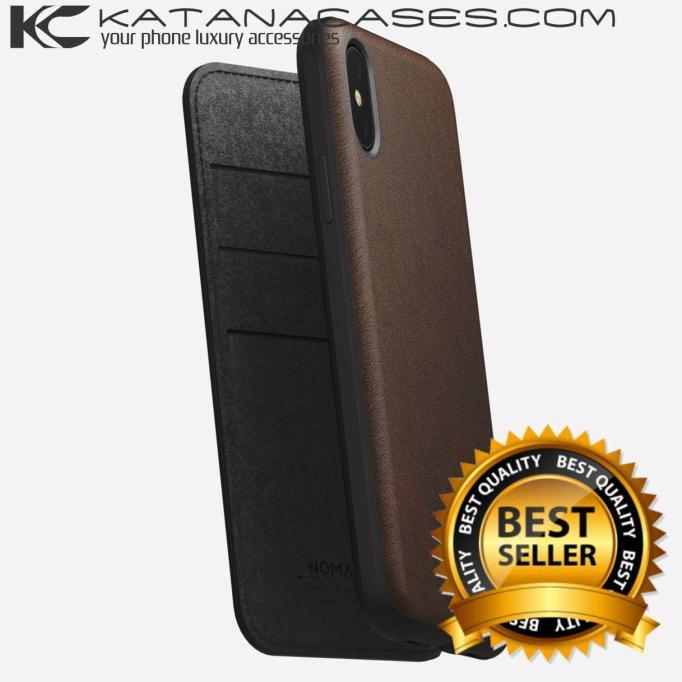 Jual Case Iphone Xs Max Xr Xs X Nomad Folio Genuine Leather