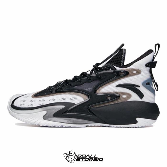 Gambar ANTA STG 5.0 High - Sepatu Basket Anta Shock The Game - Sepatu Outdoor - BLACK WHITE, 43 dari BBALLSTORE.ID undefined Tokopedia