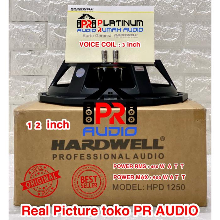 Gambar Sepeker Komponen Hardwell HPD 1250 HPD1250 HPD-1250 12" Original dari Sarana Musik undefined Tokopedia