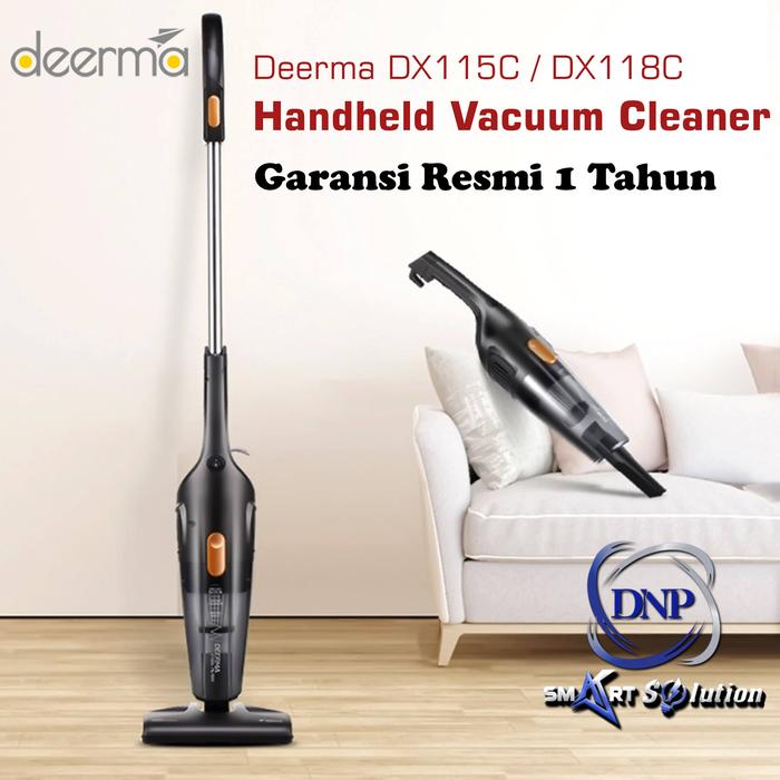 Gambar Vacuum Vacum Cleaner Deerma DX115C / DX118C Penyedot Debu - DX115C - Abu2 dari DNP Smart Solution undefined Tokopedia