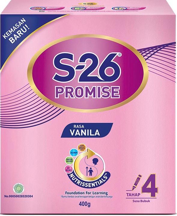 Gambar S-26 PROMIL 1 PROMIL 2 PROCAL 3 PROMISE 4 S26 400 gram kotak box - PROMISE 4 400GR dari Mommy and Elle undefined Tokopedia