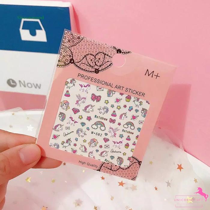 Gambar sticker kuku unicorn - 582 dari Unicornstuff indonesia undefined Tokopedia