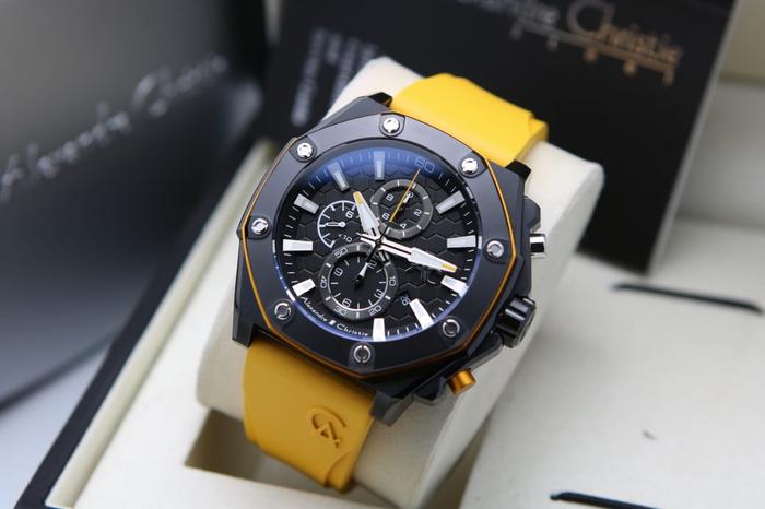 Gambar [ ORIGINAL ] Jam Tangan Pria / Cowok Alexandre Christie 9601 AC 9601 - Kuning dari TOKOJAMKU_NEW undefined Tokopedia