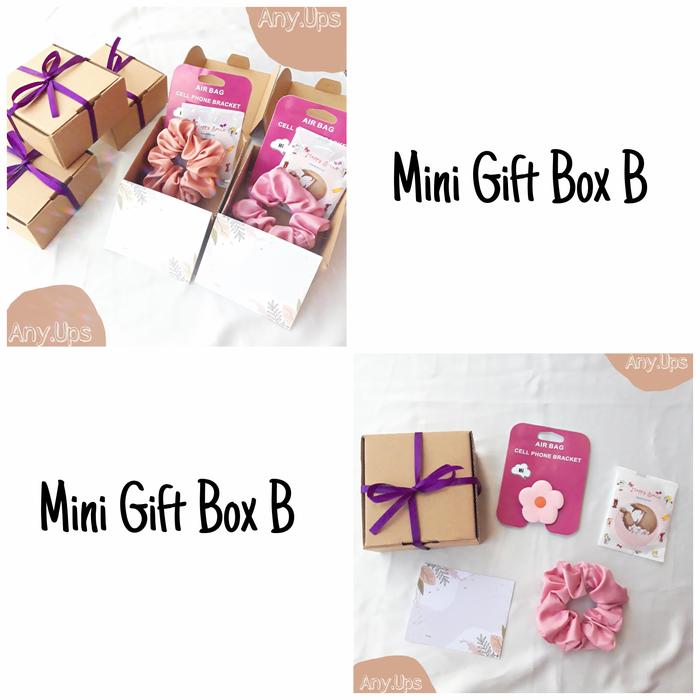 Gambar Mini gift box / Mini Hampers / Hadiah Wisuda / Hadiah Ulang Tahun - Mini Gift Box B dari Any Ups undefined Tokopedia