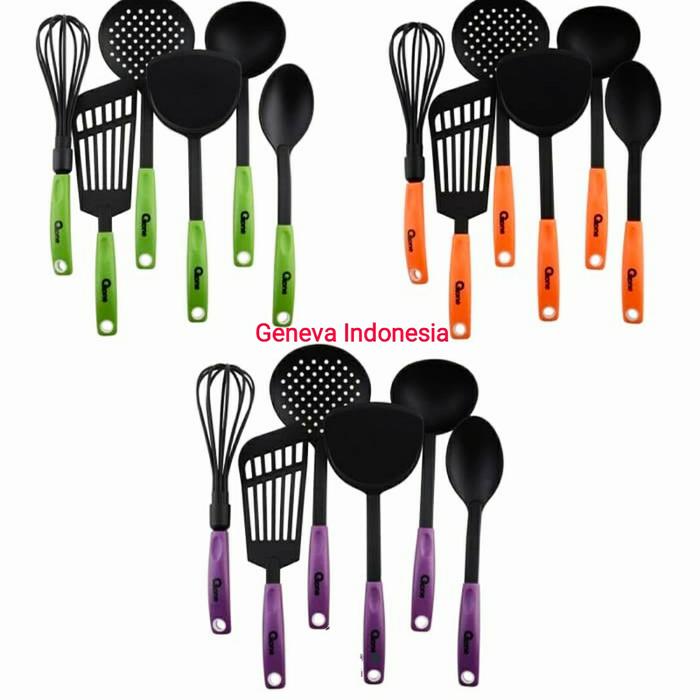 Gambar OXONE Kitchen Tools Nylon Set 6 Pcs OX-953 Orisinil 100% dari Geneva Indonesia undefined Tokopedia