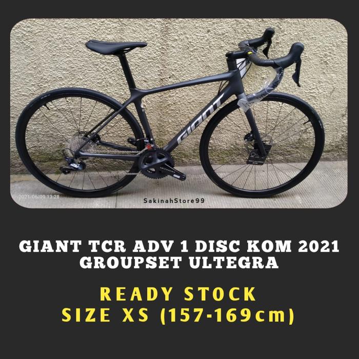 Jual roadbike giant tcr adv 1 disc kom 