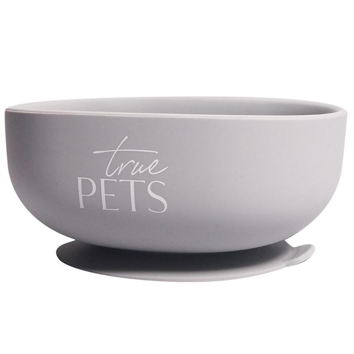 Gambar True Pets Bowl Dog And Cat - Light Grey dari Lush Pets Co. undefined Tokopedia