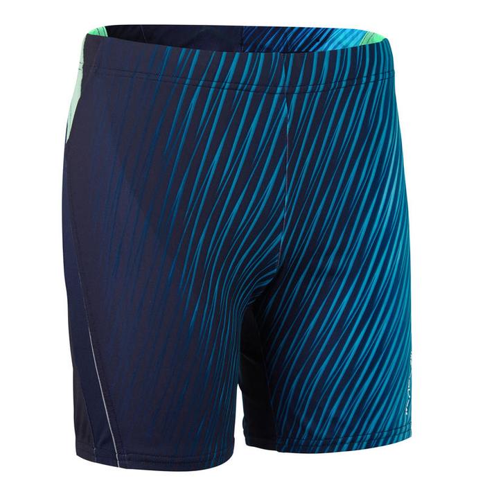 Jual Celana LONG Boxer Renang Pria SWIM SHORTS 500 32 cm BLUE