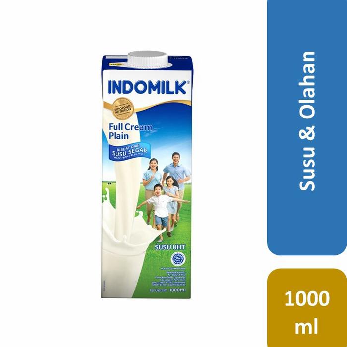 Gambar Indomilk Full Cream UHT 1000 ml dari MUGHNI RIAU MART undefined Tokopedia