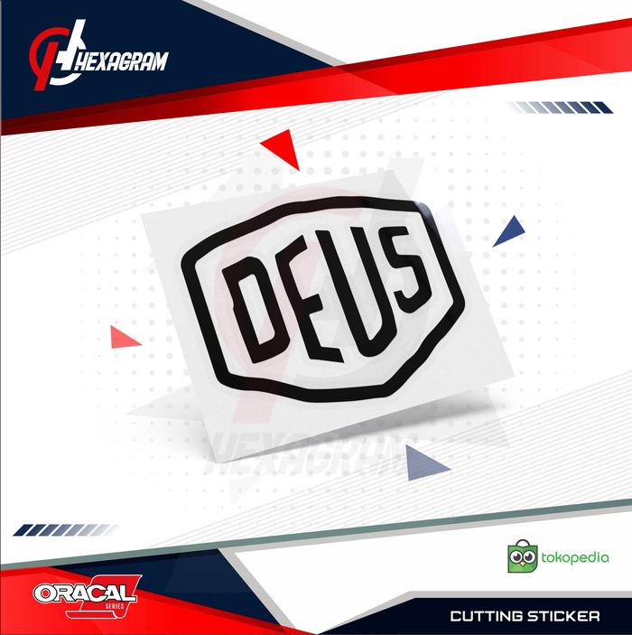 Gambar Cutting Stiker Deus Ex Machina - Putih dari Hexagram Stiker undefined Tokopedia