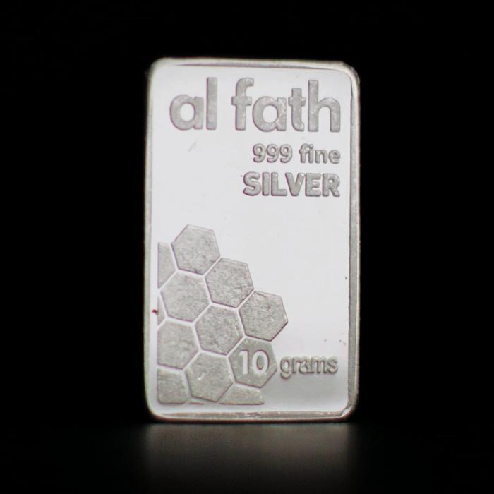Gambar Perak batangan bullion Al Fath 10gr murni fine silver bar 999% 10g dari Midas Department Store undefined Tokopedia