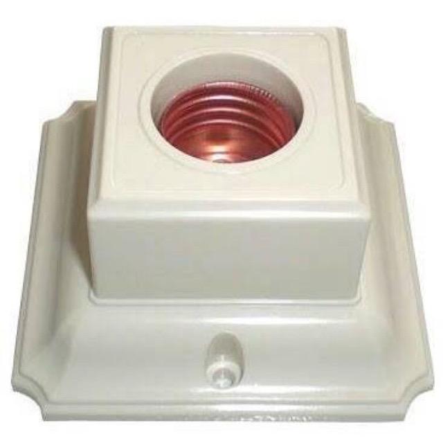 Gambar Broco Fitting Lampu Plafon Segi 1210 Cream - Fiting Lampu Plafon Broco dari Sinar Sakti Gading undefined Tokopedia